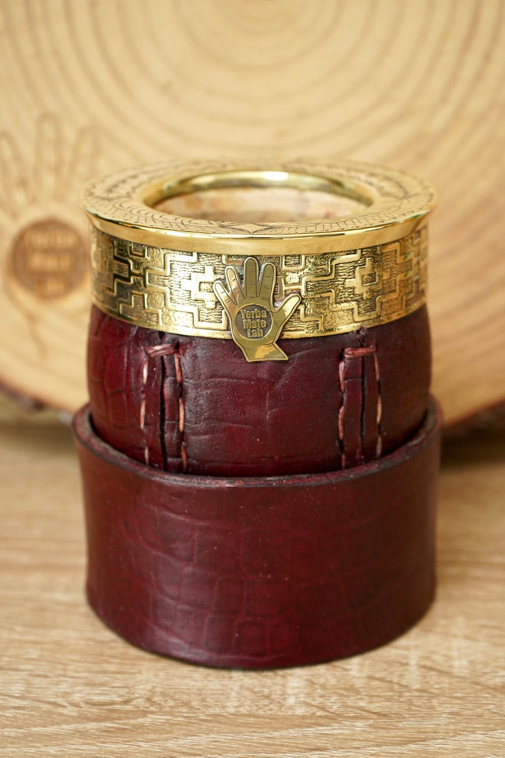 Imperial Criollo w/ Bronze Chiseled Rim + Croc Leather