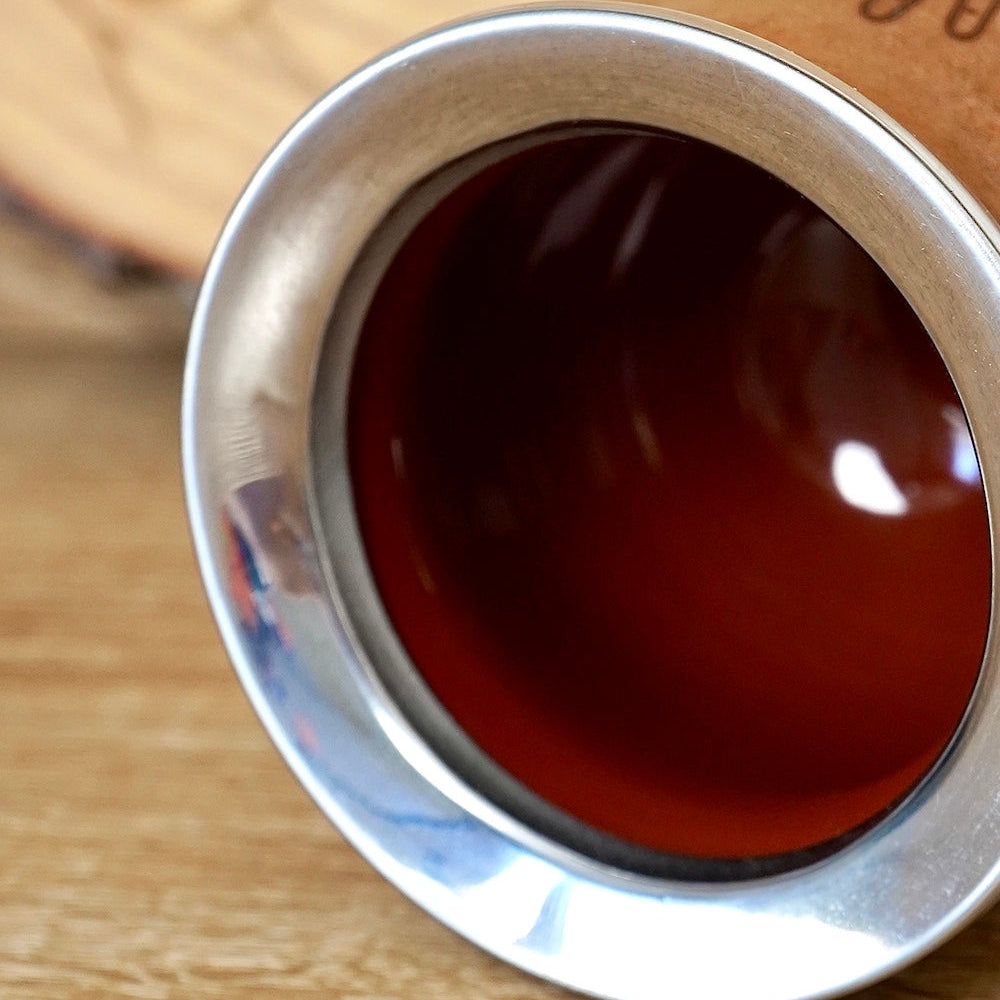 ceramic yerba mate gourd