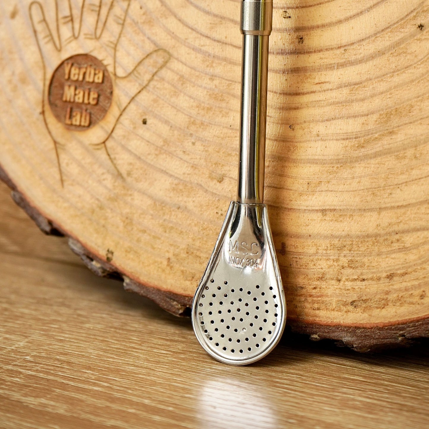 stainless steel spoon bombilla filter