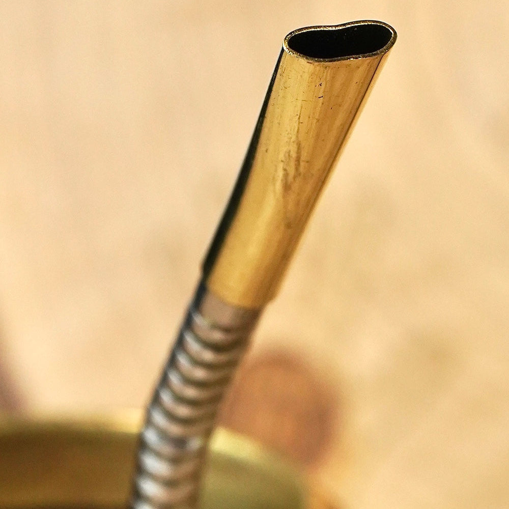 gold beak spoon bombilla