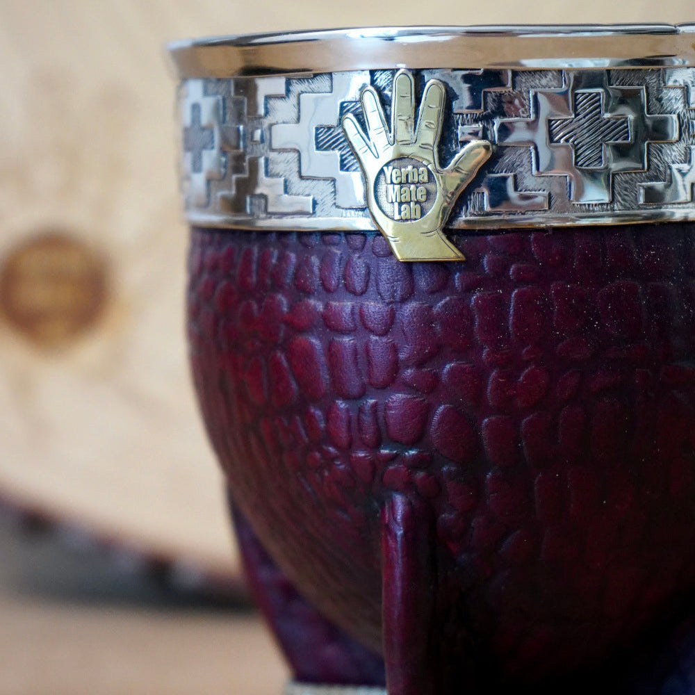 trono imperial mate croc leather