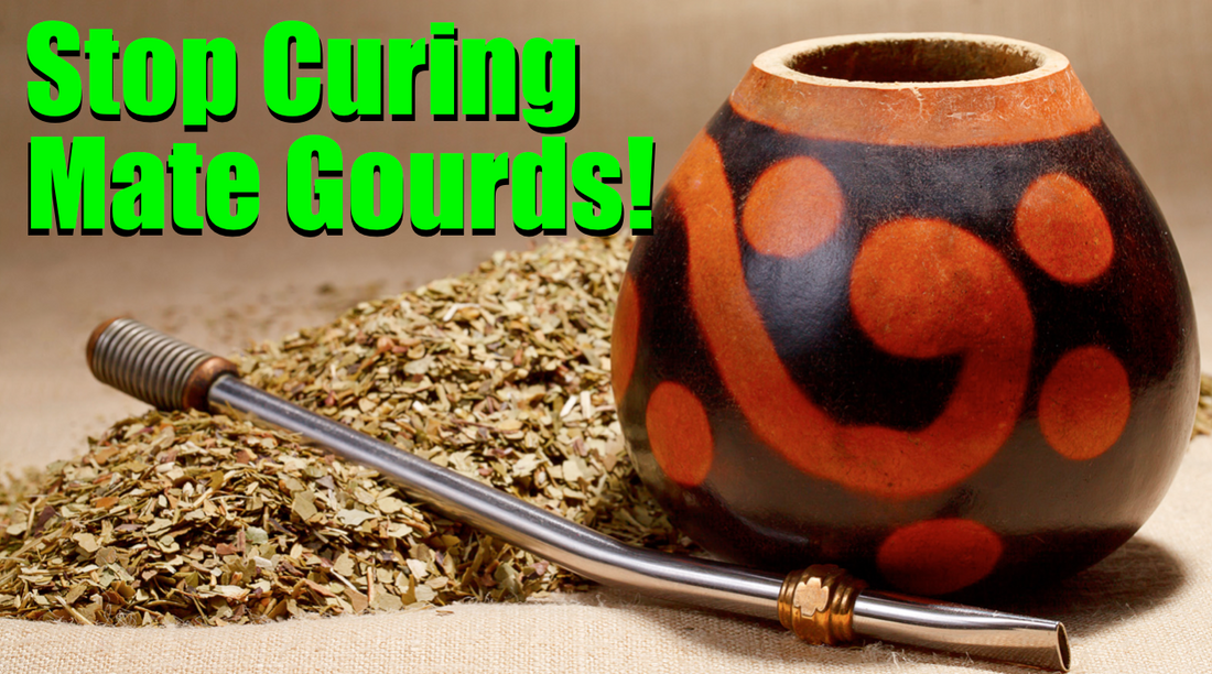curing mate gourds