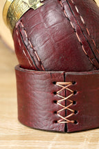 Imperial Criollo w/ Bronze Chiseled Rim + Croc Leather