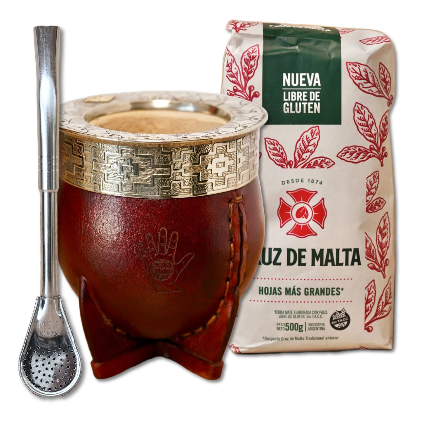 Imperial Yerba Mate Kit - "JOYA" Mate Gourd, Bombilla, & Yerba