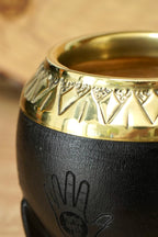 black torpedo gourd chiseled rim