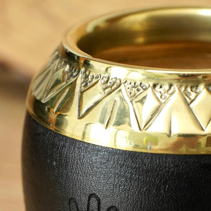 black torpedo gourd chiseled rim