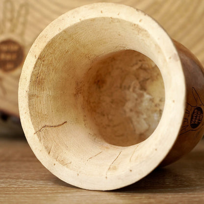 inside calabash criollo mate gourd