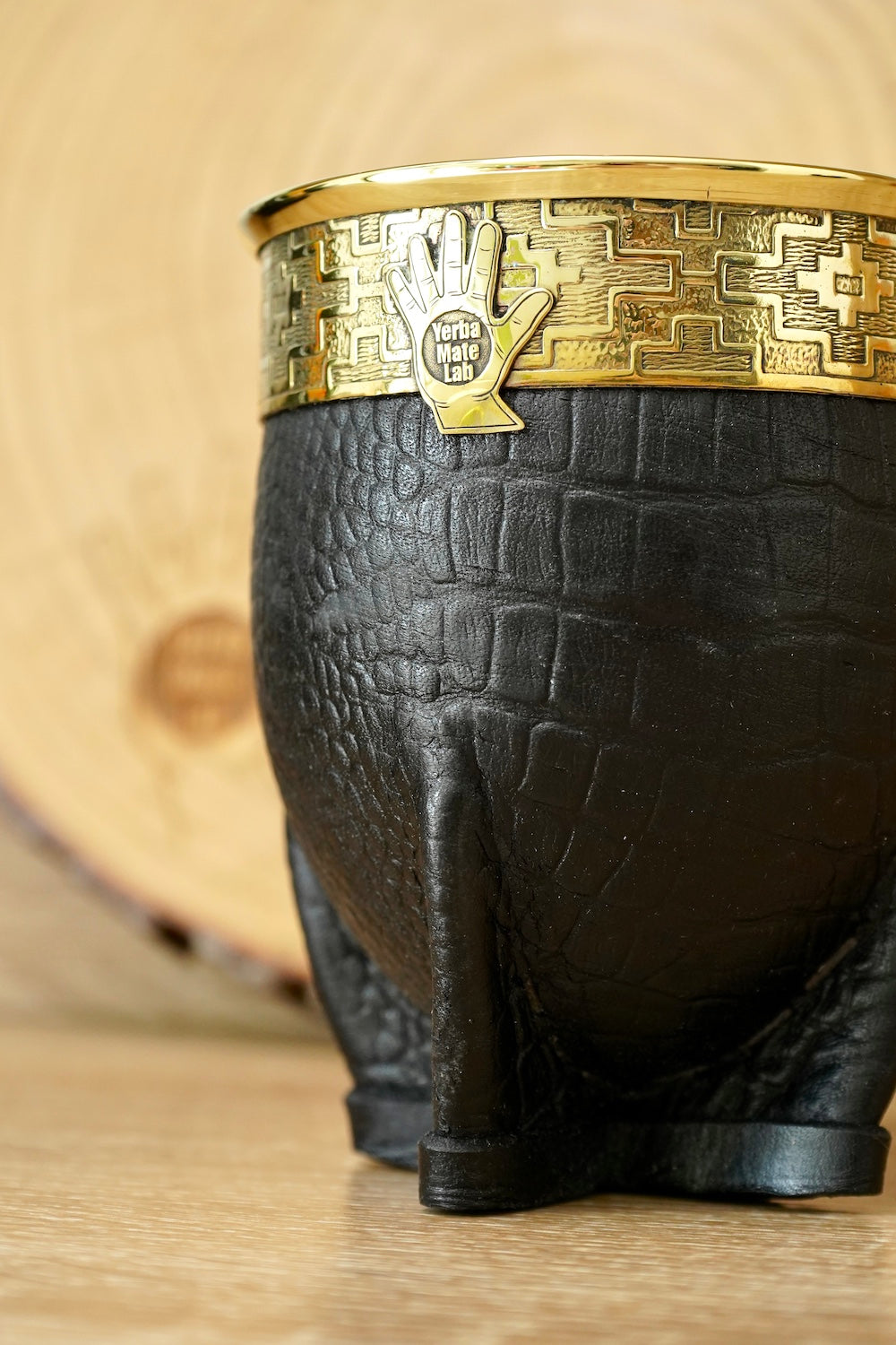imperial mate gourd croc leather