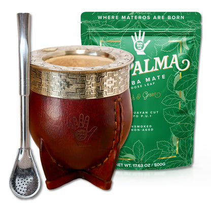 Imperial Yerba Mate Kit - "JOYA" Mate Gourd, Bombilla, & Yerba