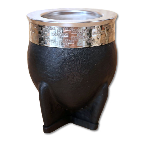 stainless steel imperial mate gourd white background