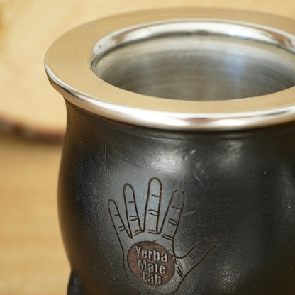 steel camionero yerba mate gourd