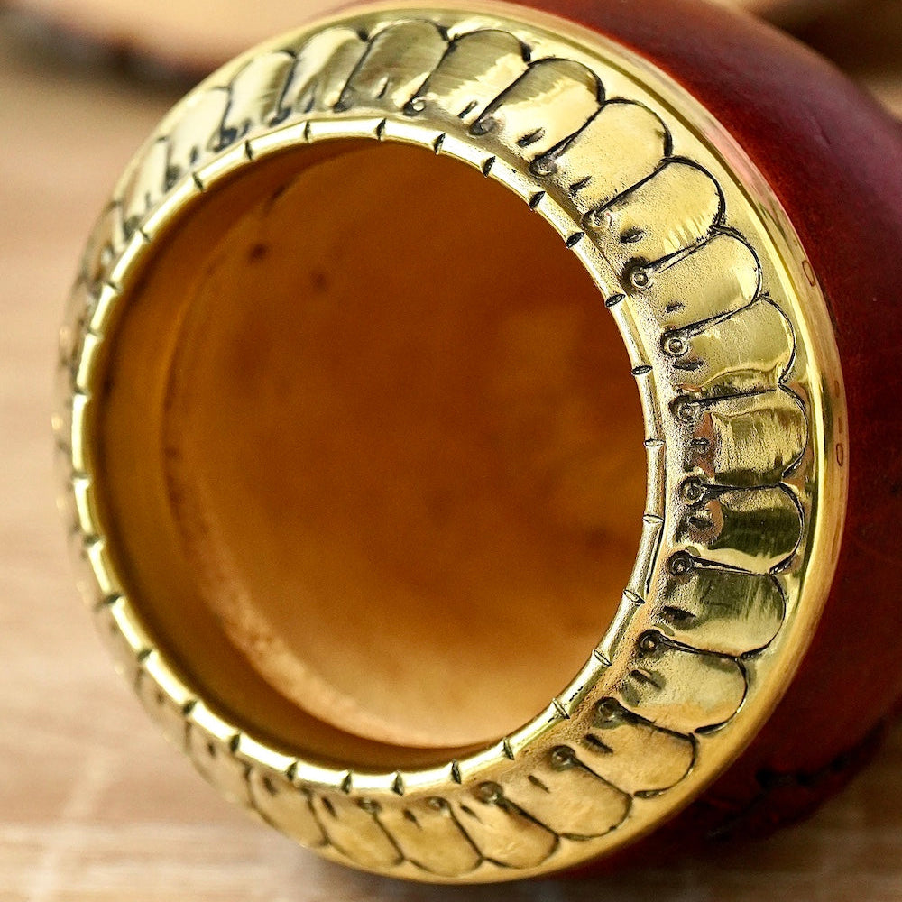 "CERRO" Chiseled Torpedo Mate Gourd