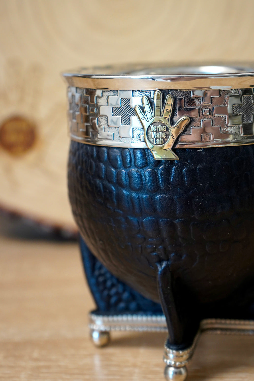 trono black imperial croc leather