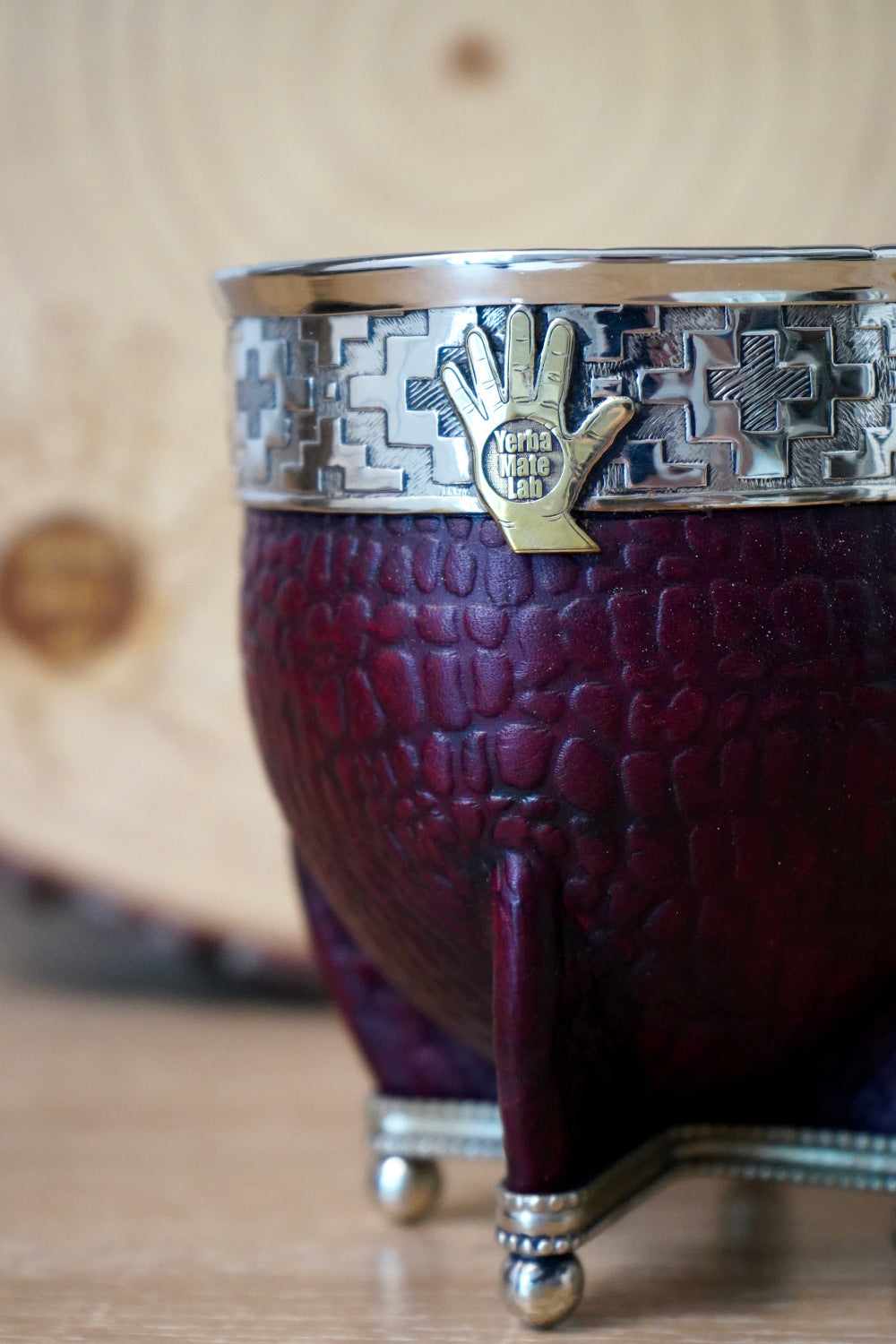 trono imperial mate croc leather