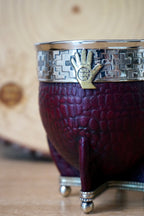 trono imperial mate croc leather