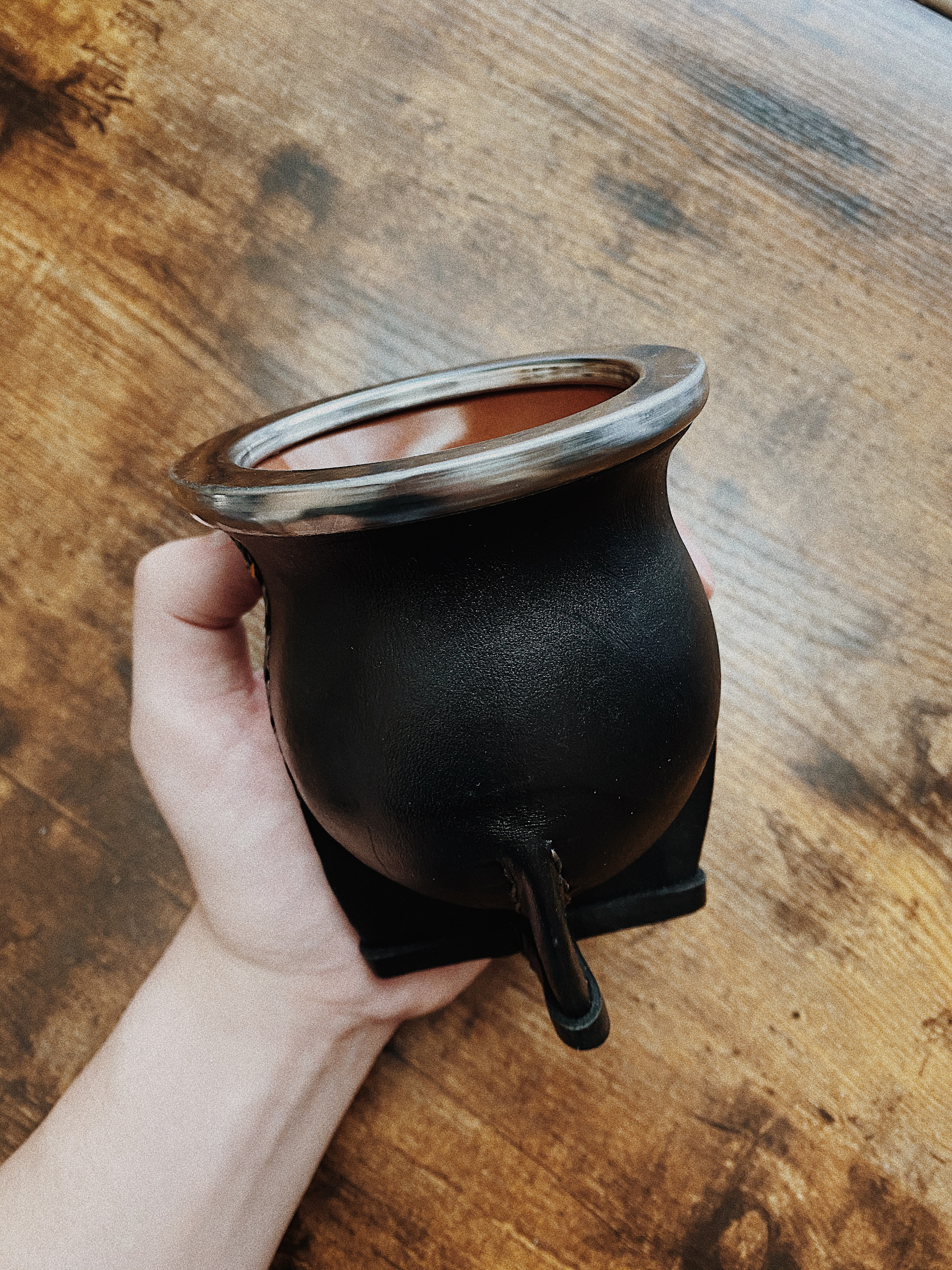 Mate Gourd , Leather , Mate Cup , Yerba Mate, Argentina Mate